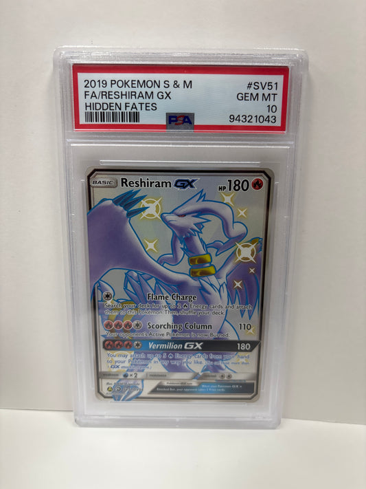 Pokemon Reshiram GX SV51/SV94 PSA 10