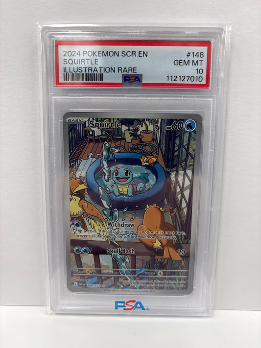 Pokemon Squirtle 148/142 PSA 10