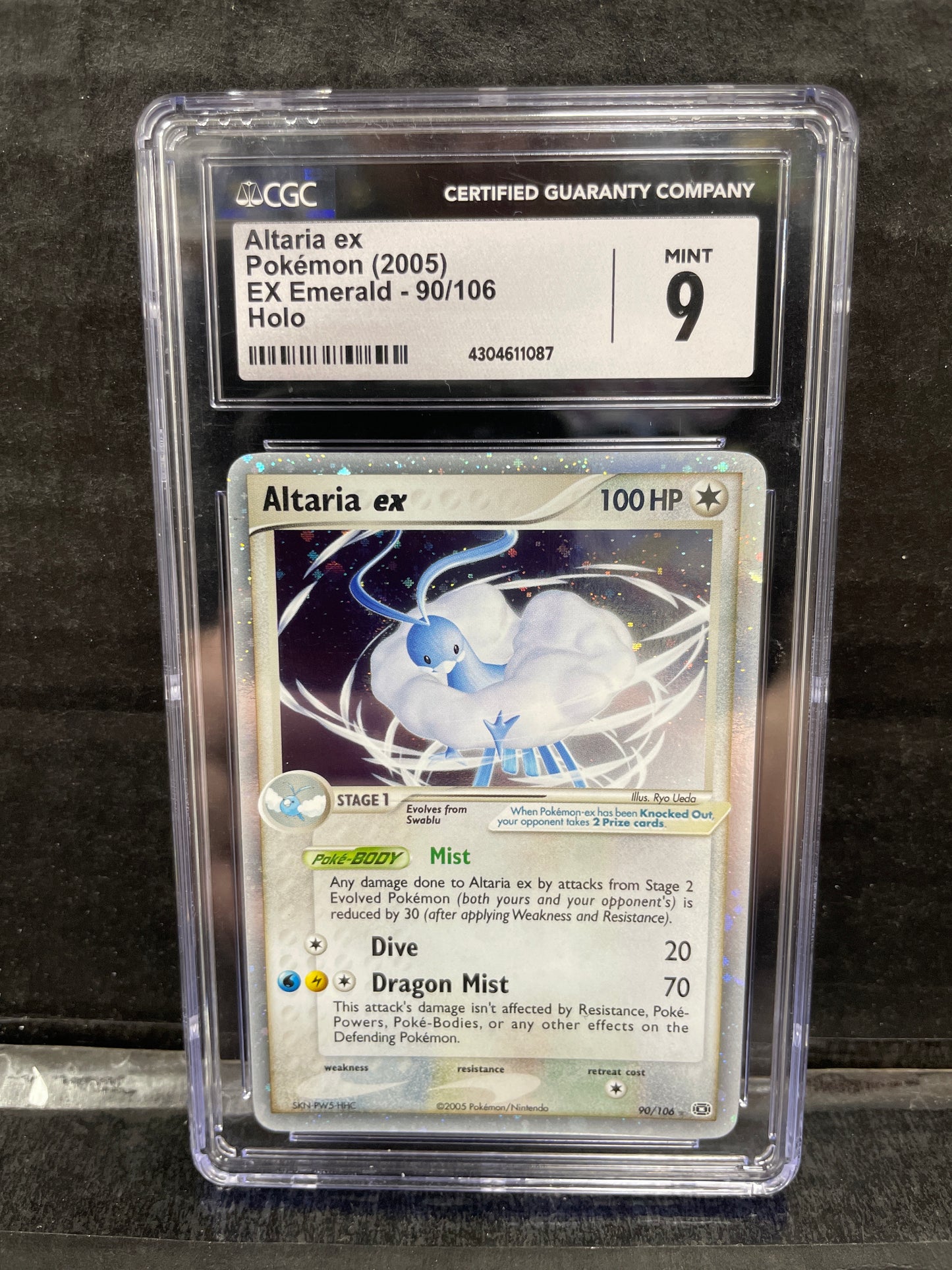 Pokemon Altaria EX 90/106 CGC 9