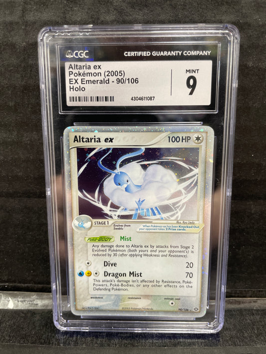 Pokemon Altaria EX 90/106 CGC 9