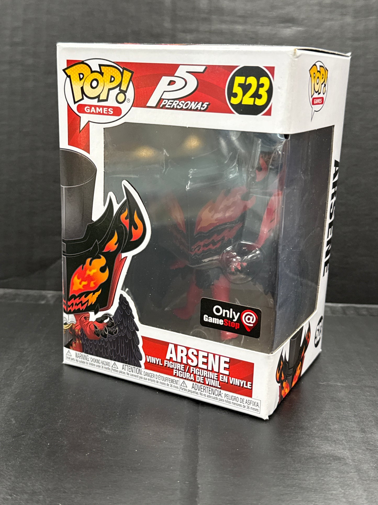 Funko Pop! Persona 5 Arsene GameStop Exclusive 523 (Grade A-)