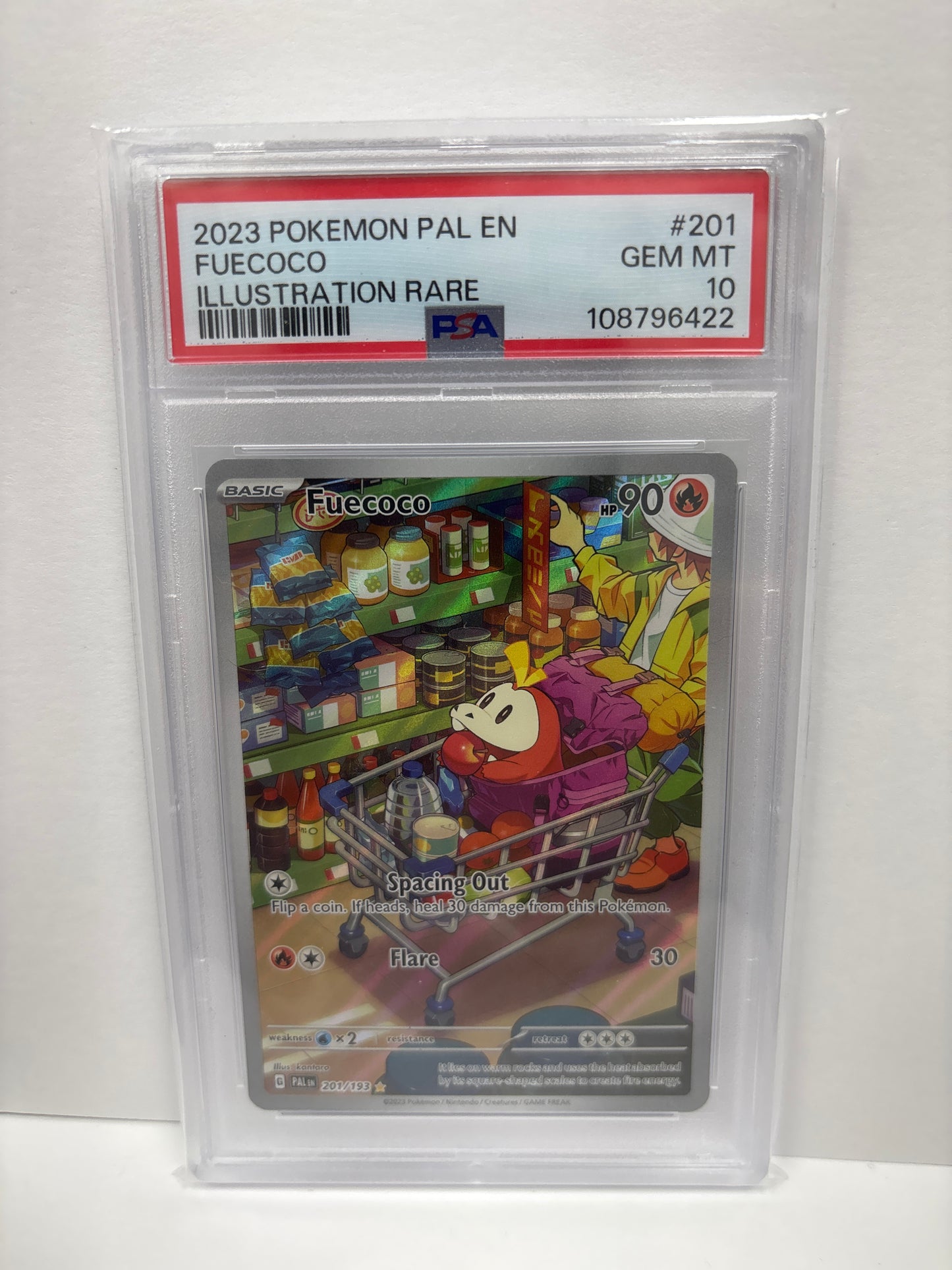 Pokemon Fuecoco 201/193 PSA 10