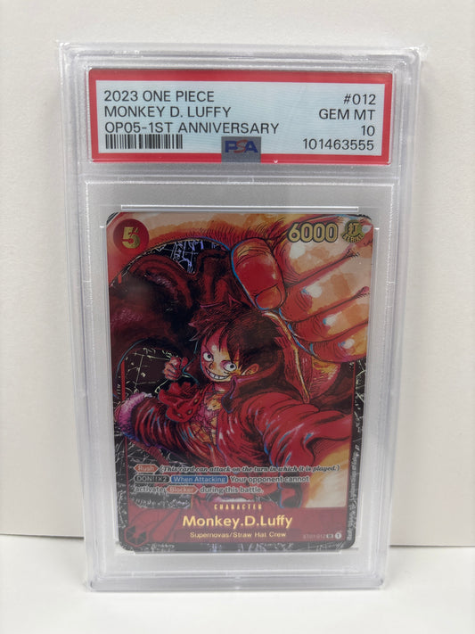 One Piece TCG Monkey D. Luffy ST01-012 PSA 10