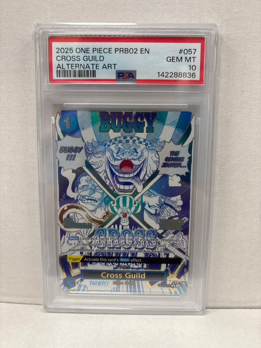One Piece Card Game Cross Guild OP09-057 PSA 10