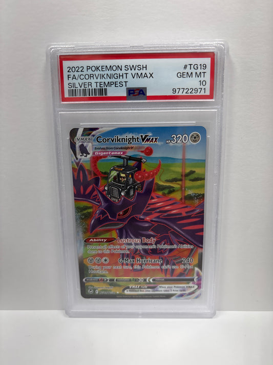 Pokemon Corviknight VMAX TG19/TG30 PSA 10