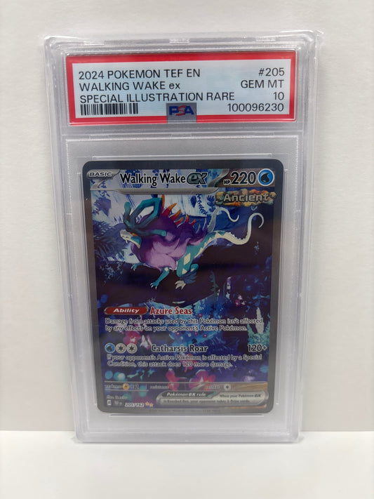 Pokemon Walking Wake ex 205/162 PSA 10