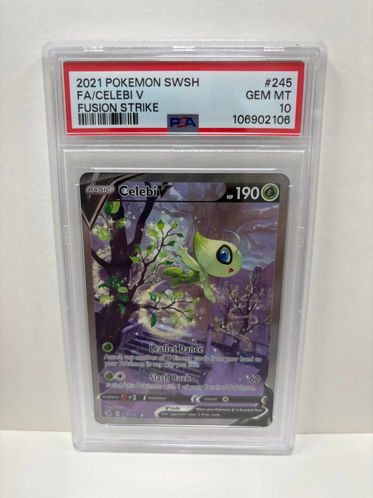 Pokemon Celebi V 245/264 PSA 10
