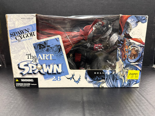 McFarlane Toys The Art of Spawn Spawn vs Cy-Gor Issue 57 Deluxe Boxed Set