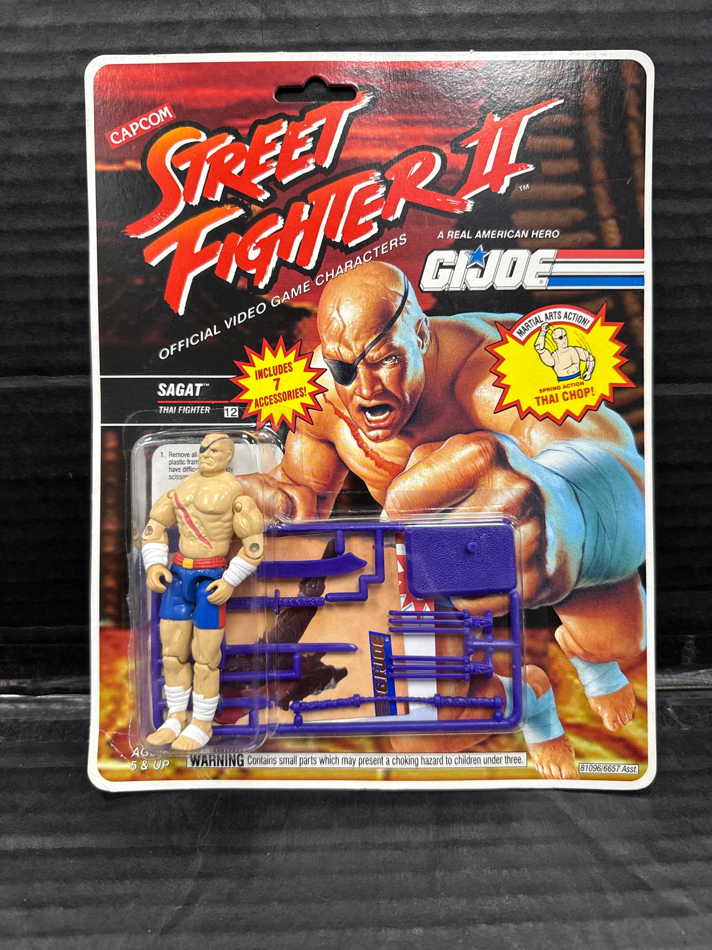 GI Joe Street Fighter II Sagat Hasbro 1993