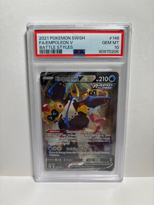 Pokemon Empoleon V 146/163 PSA 10