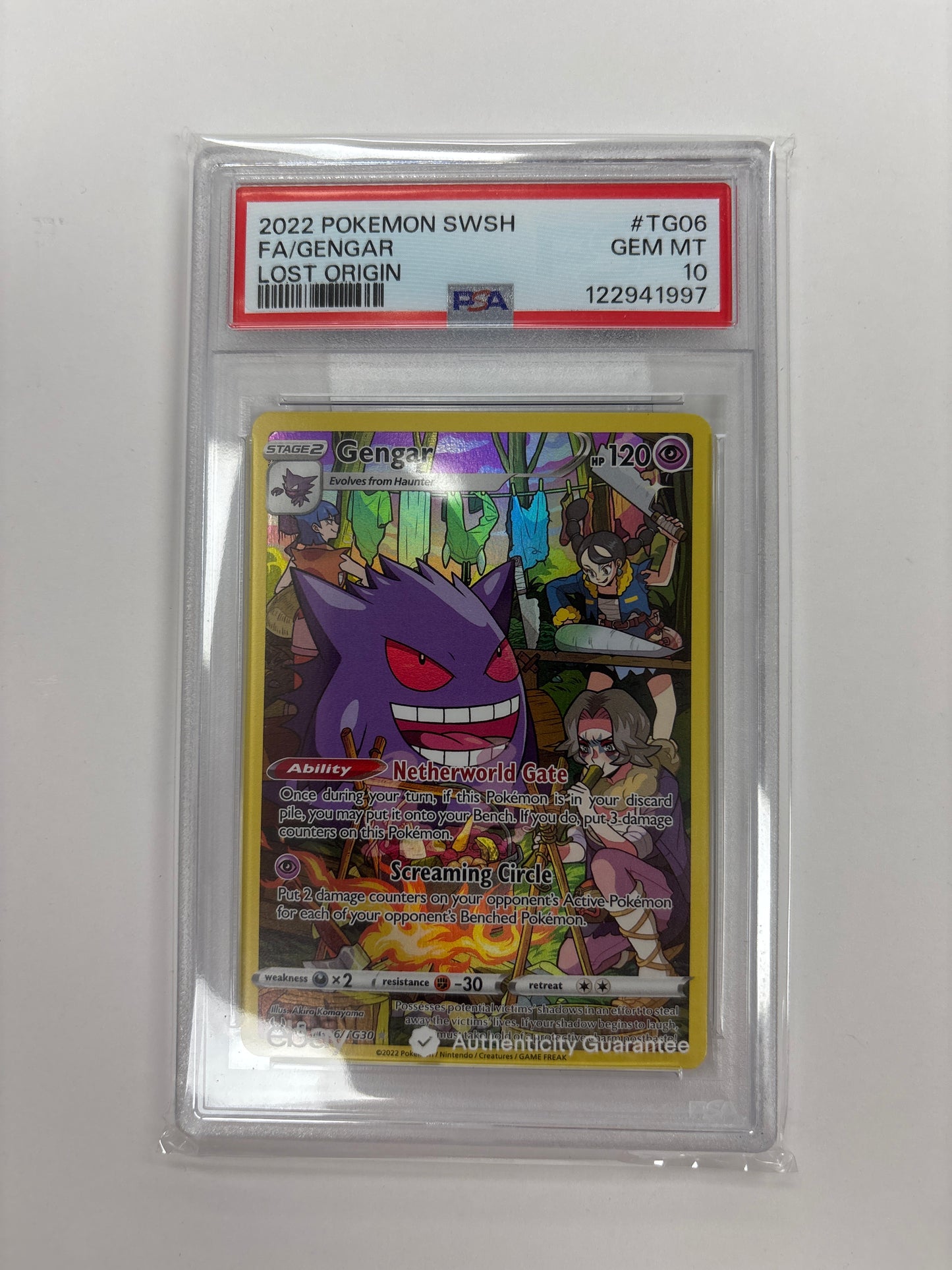 Pokemon Gengar TG06/TG30 PSA 10