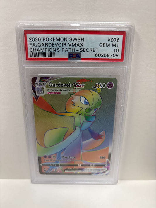 Pokemon Gardevoir VMAX 076/073 PSA 10 (Scratches on Slab)