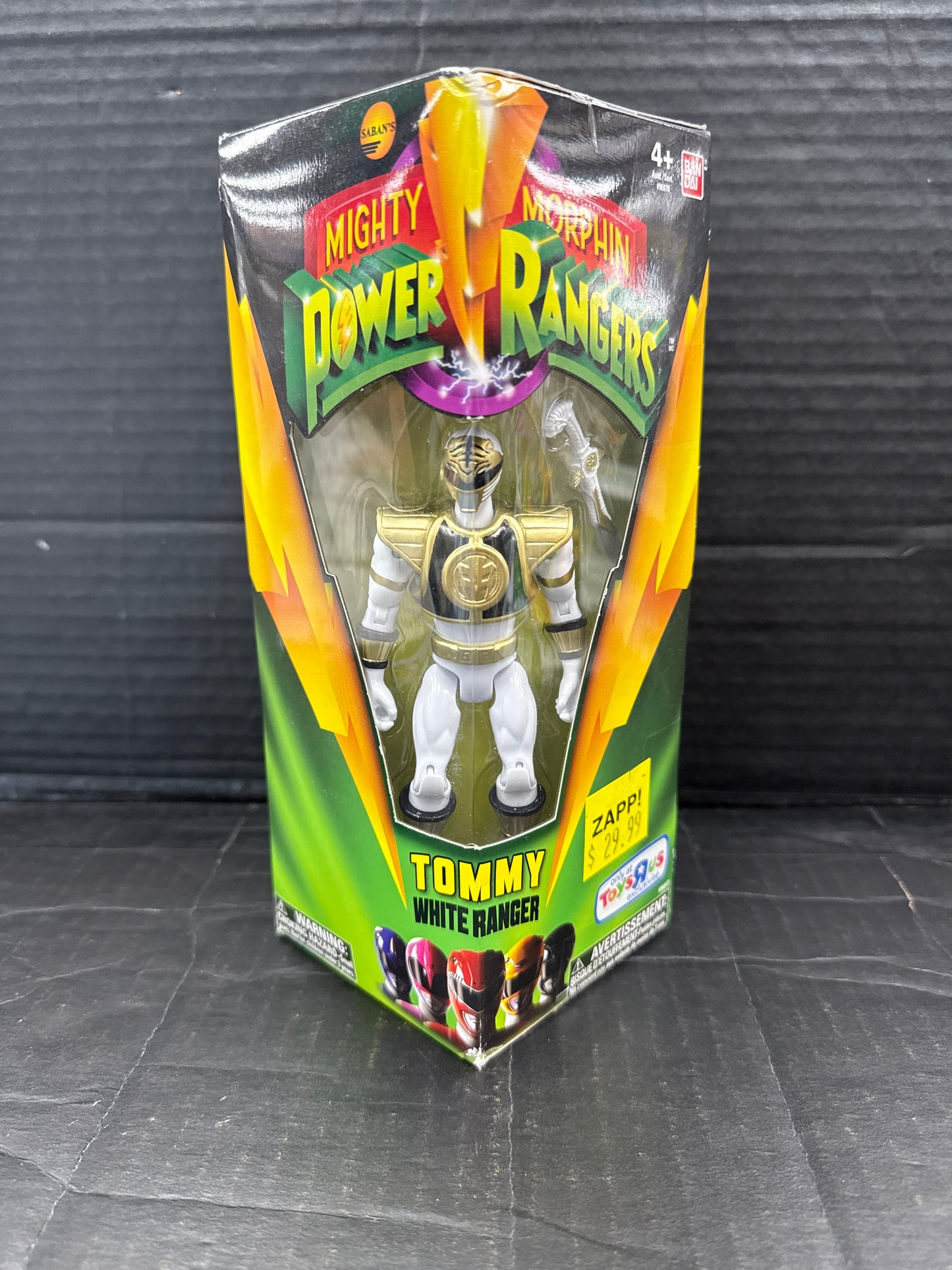 Mighty Morphin Power Rangers Tommy White Ranger Toys R Us Exclusive 2014
