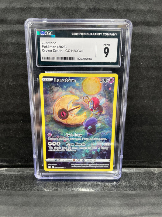 Pokémon Lunatone GG11/GG70 CGC 9