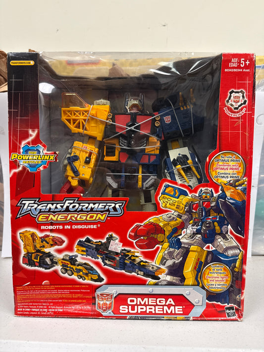 Transformers Energon Powerlinx Omega Supreme 2004 (Damaged Box)