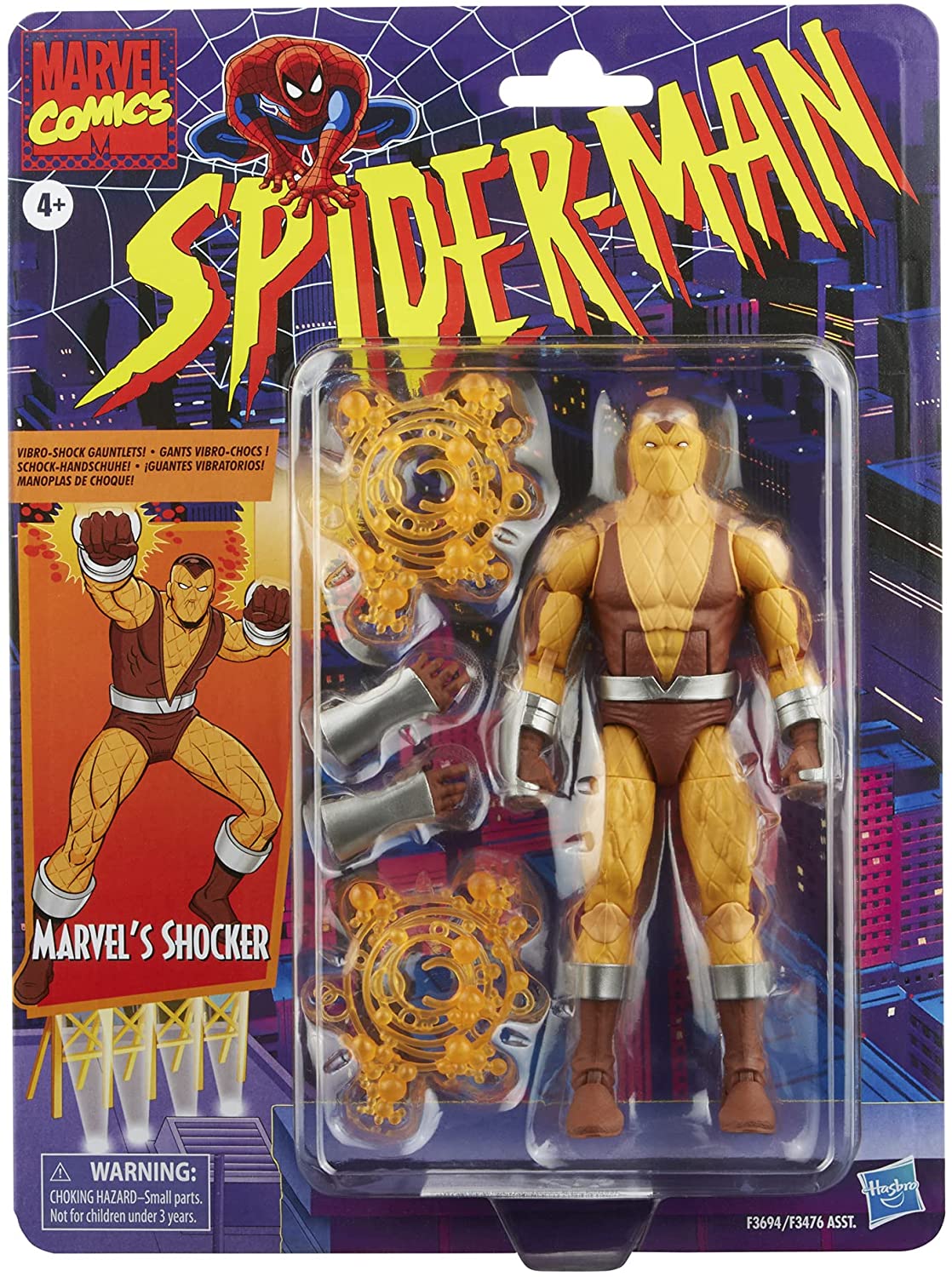 Marvel Legends Spider-Man Shocker Retro Card