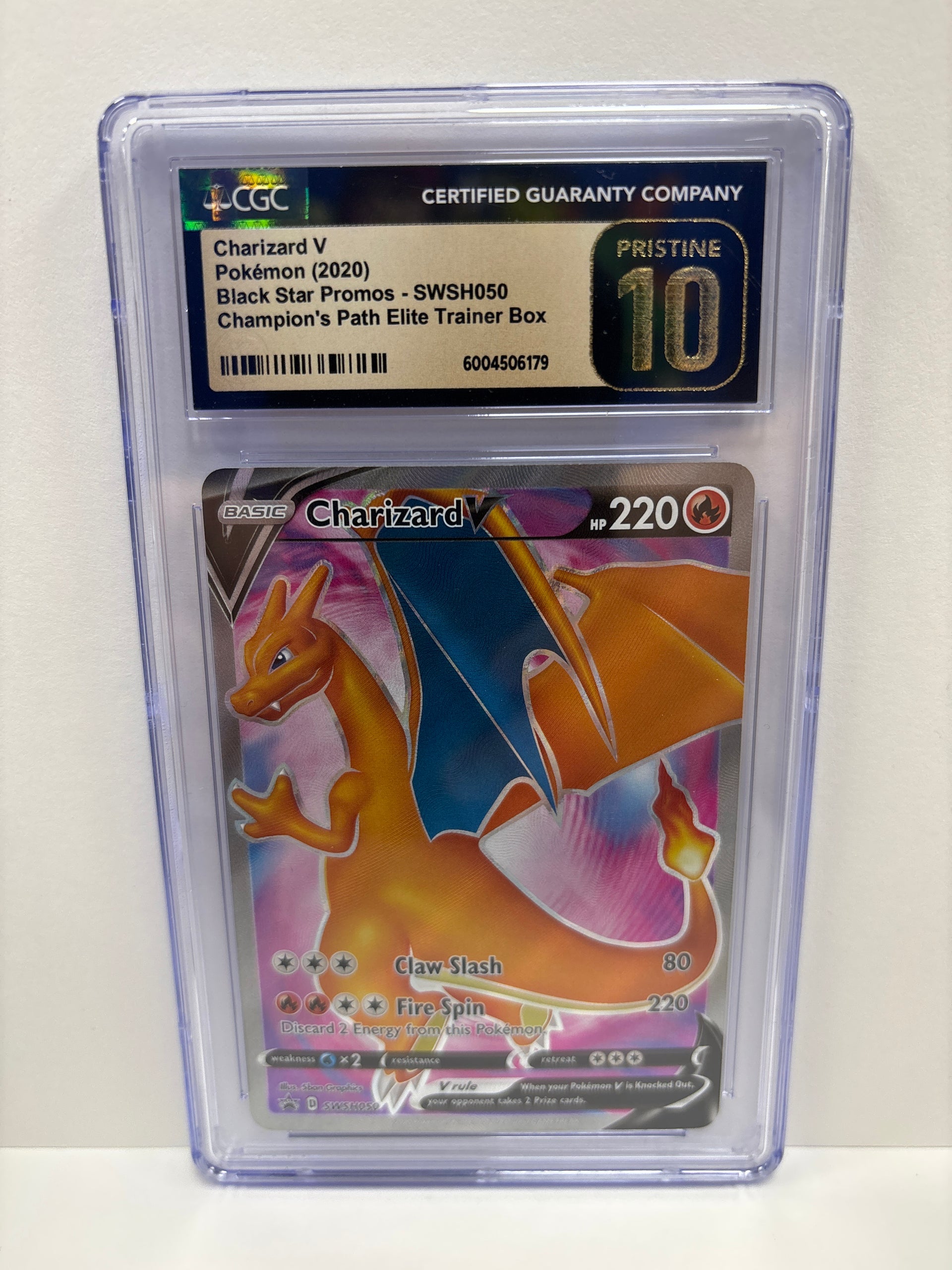 Pokemon Charizard V SWSH050 CGC Pristine 10 – Zapp! Comics