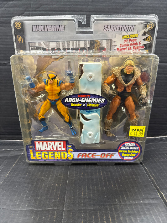 Marvel Legends Face-Off Wolverine vs Sabretooth 2006