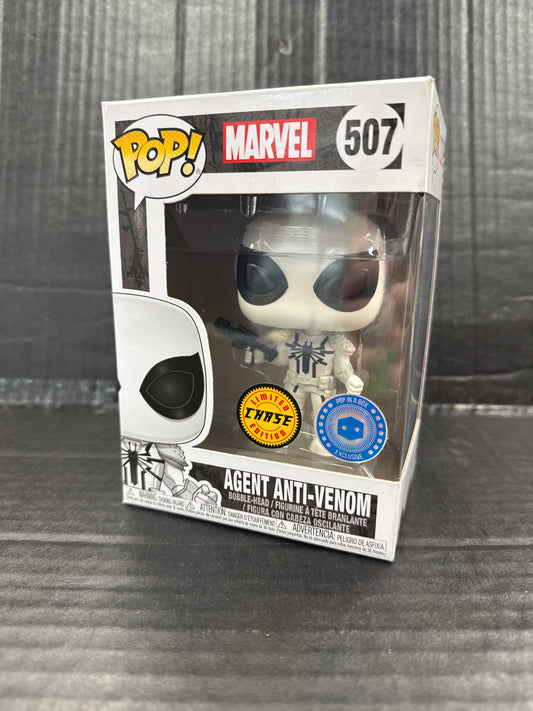 Funko Pop! Marvel Agent Venom 507 Pop in a Box Exclusive Chase (Grade A-)