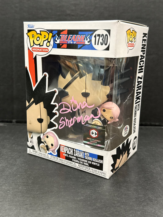 Funko Pop! Kenpachi Zaraki with Yachiru Kusajishi Signed by Dina Sherman (Grade B)
