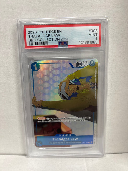 One Piece Card Game Trafalgar Law ST03-008 PSA 9