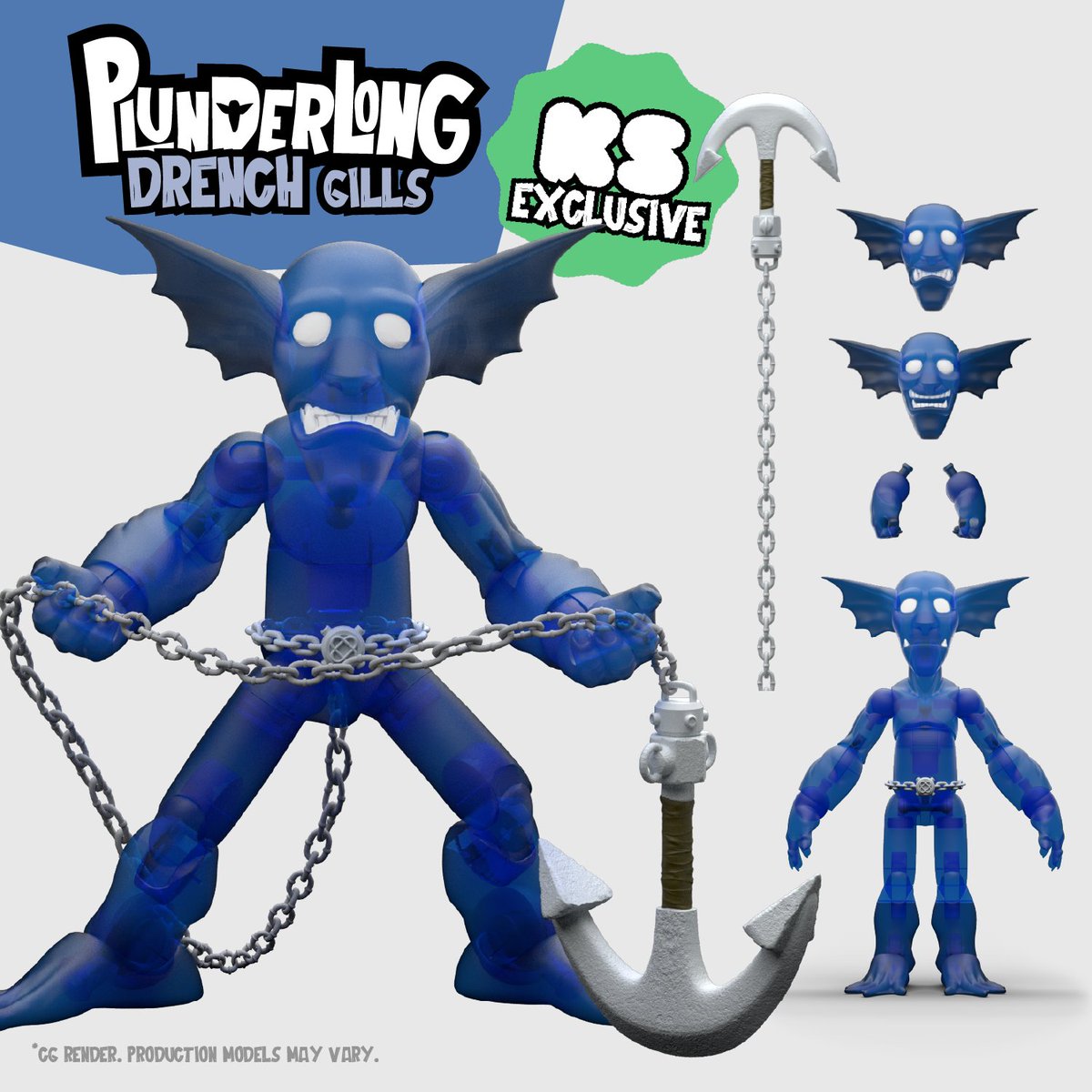 Plunderlings Plunderlings Drench Gills Exclusive Figure