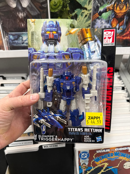 Transformers Titans Return Deluxe Class Blowpipe & Triggerhappy