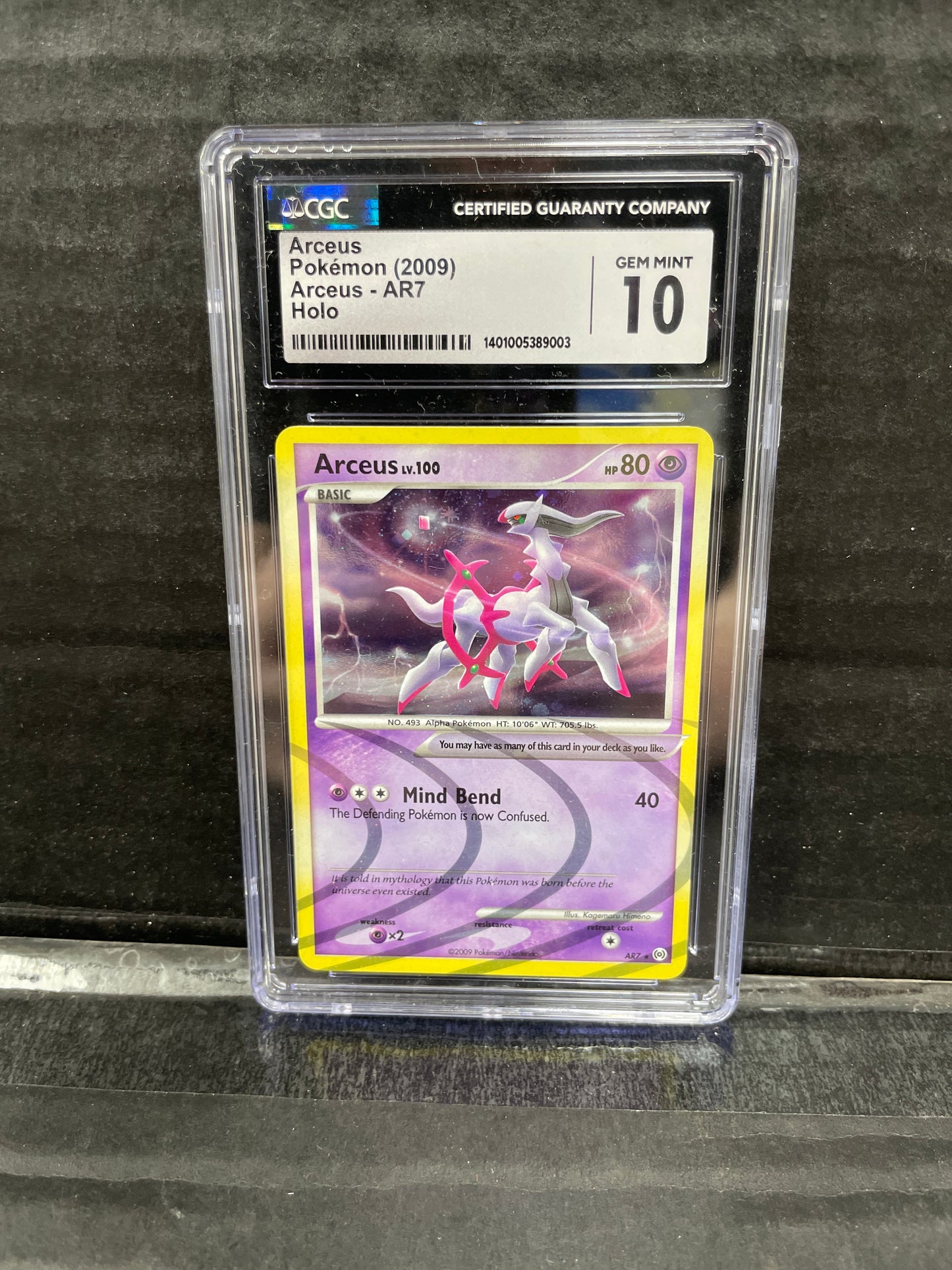 Pokemon Arceus AR7 Holo CGC 10