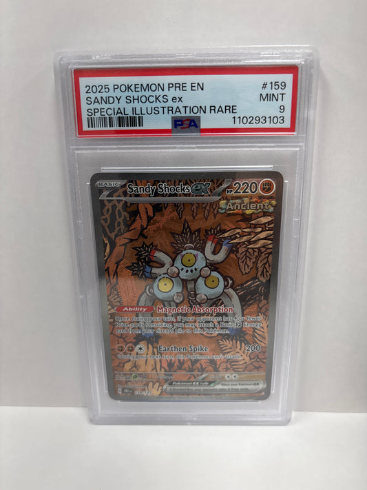 Pokemon Sandy Shocks ex 159/131 PSA 9