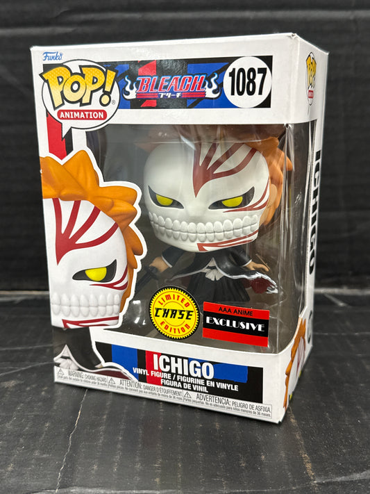 Funko POP! Bleach Ichigo 1087 AAA Anime Exclusive Chase (Grade A-)