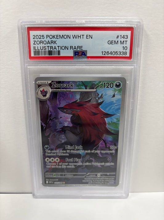 Pokemon Zoroark 143/086 PSA 10