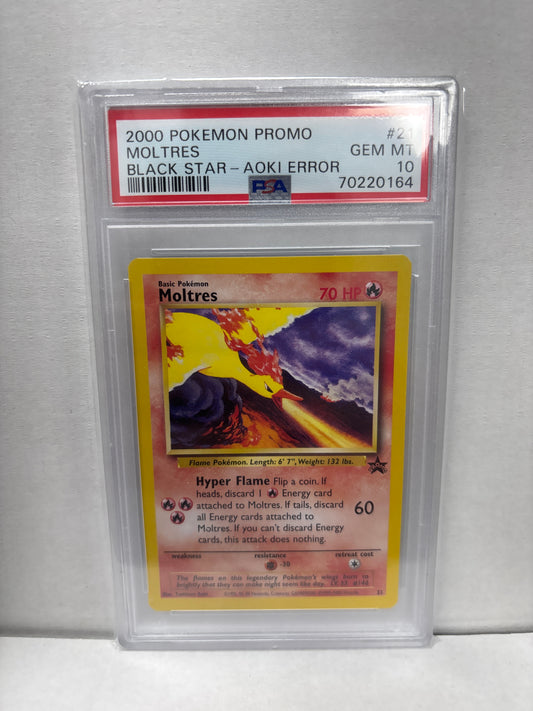Pokemon Moltres 21 (2000) PSA 10