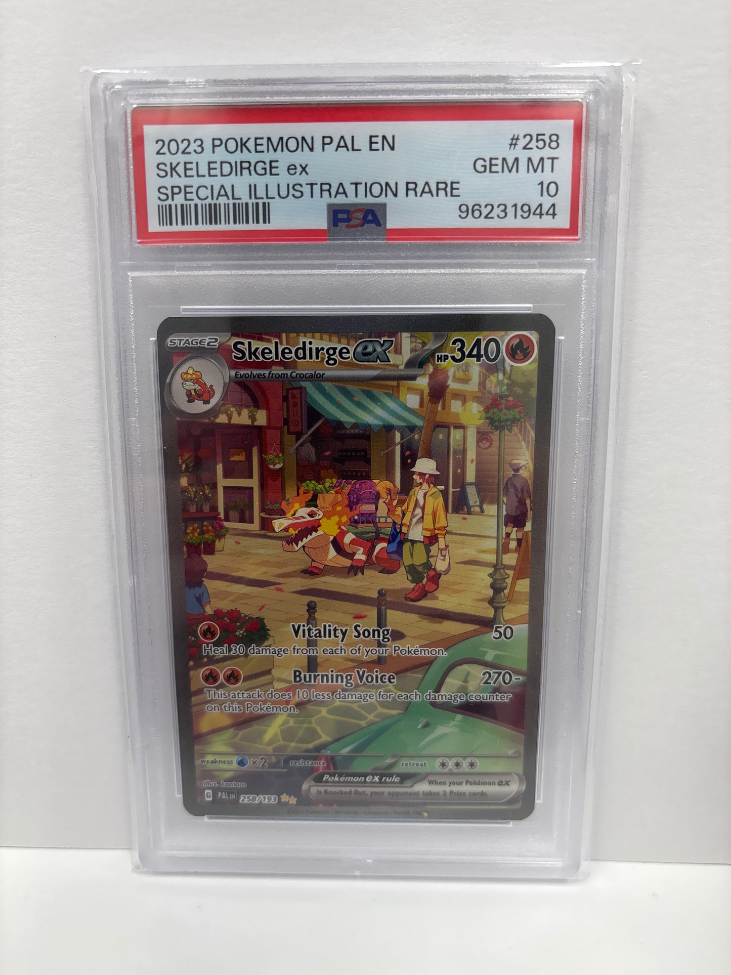 Pokemon Skeledirge ex 258/193 PSA 10