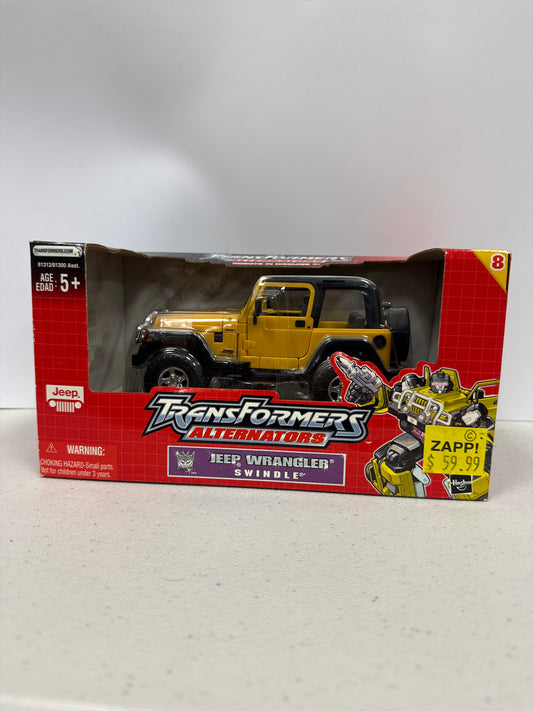 Transformers Alternators Jeep Wrangler Swindle 2004 (Non-Mint)