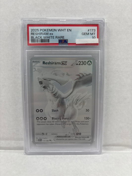 Pokemon Reshiram ex 173/086 PSA 10