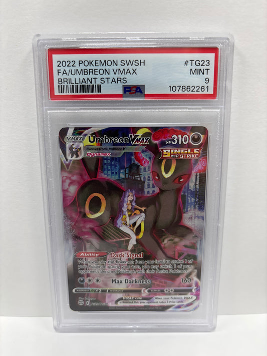 Pokemon Umbreon VMAX TG23/TG30 PSA 9