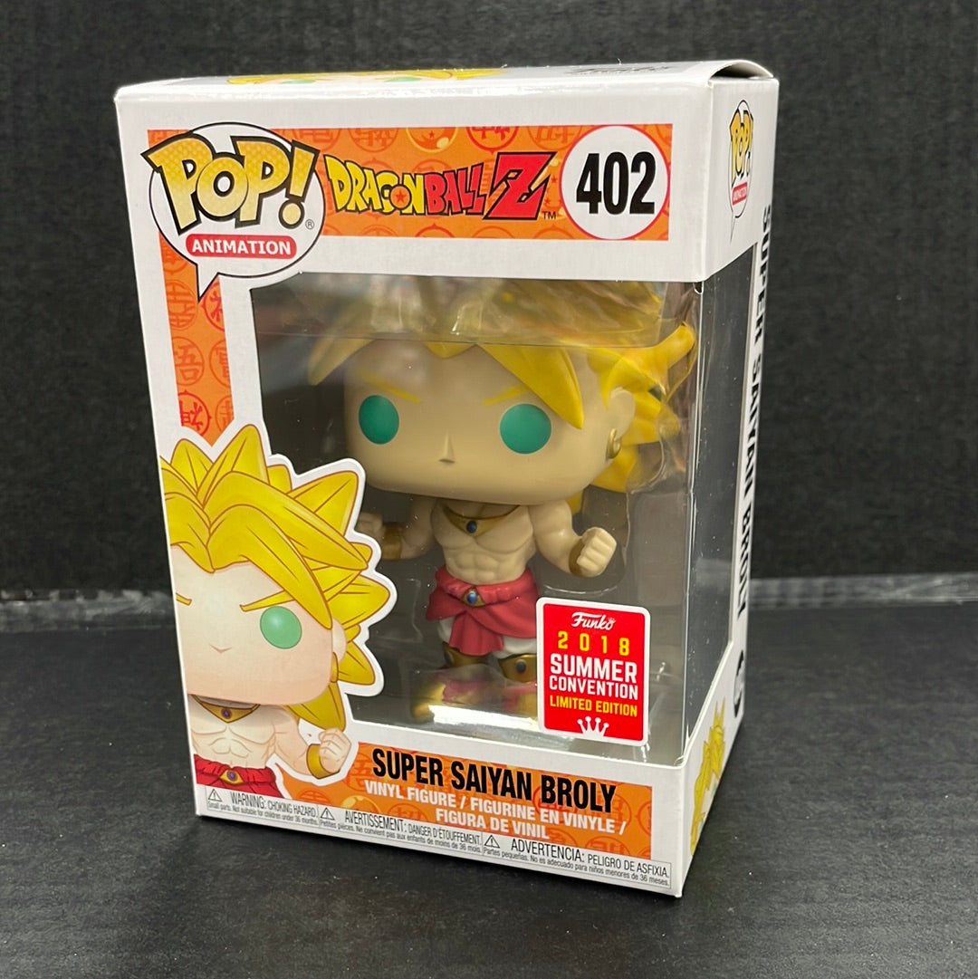 Funko Pop! Dragon Ball Z Super Saiyan Broly 402 Summer 2018 (Grade B+)