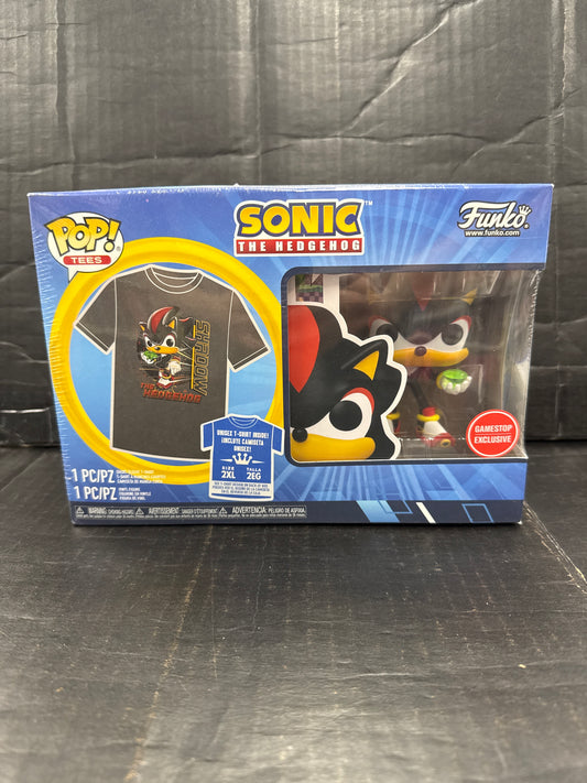 Funko Pop! Sonic the Hedgehog Shadow the Hedgehog with T-Shirt 2XL GameStop Exclusive