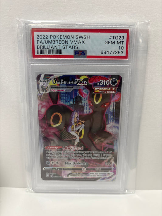 Pokemon Umbreon VMAX TG23/TG30 PSA 10