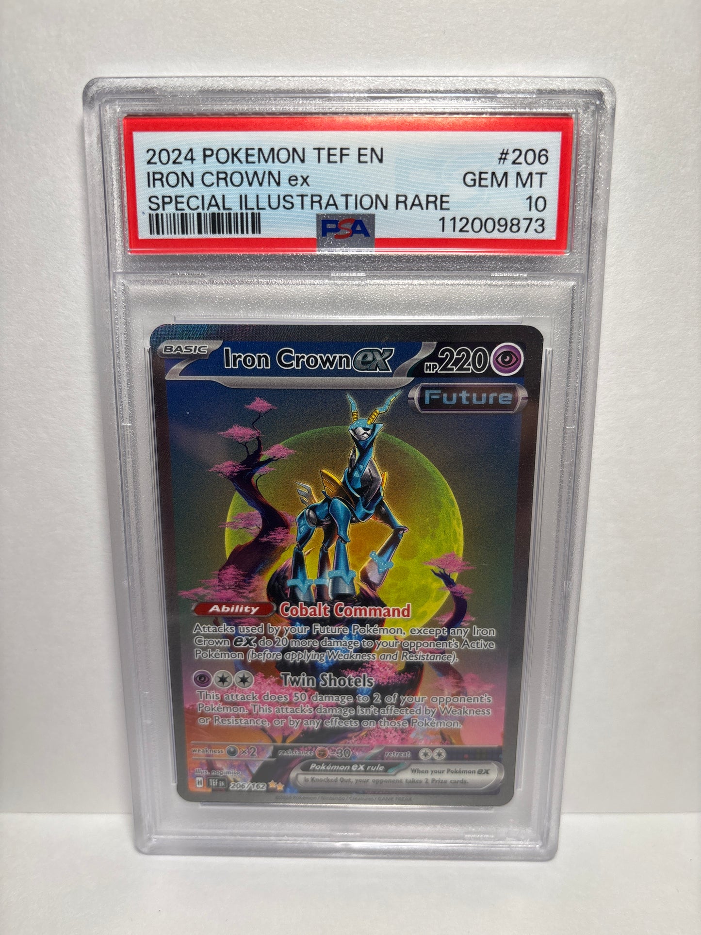 Pokemon Iron Crown ex 206/162 PSA 10