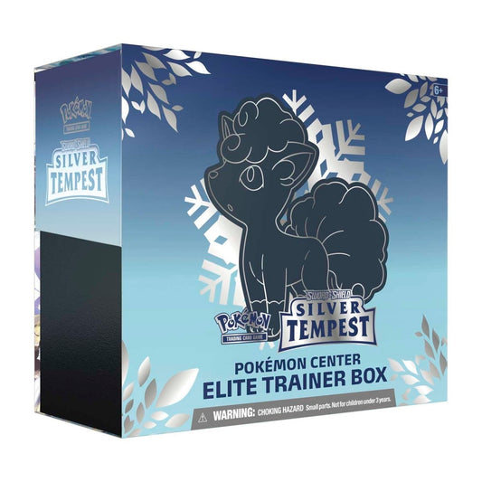 Pokemon Sword & Shield Silver Tempest Pokemon Center Elite Trainer Box