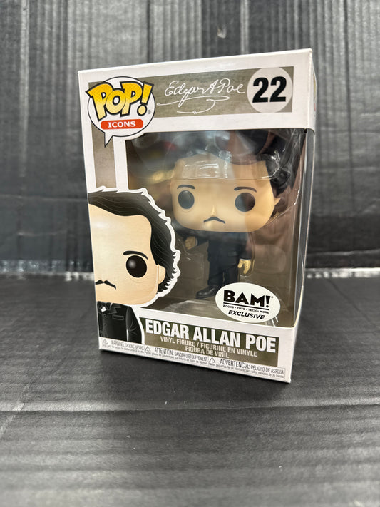 Funko Pop! Edgar Allen Poe BAM! Exclusive (Grade A-)