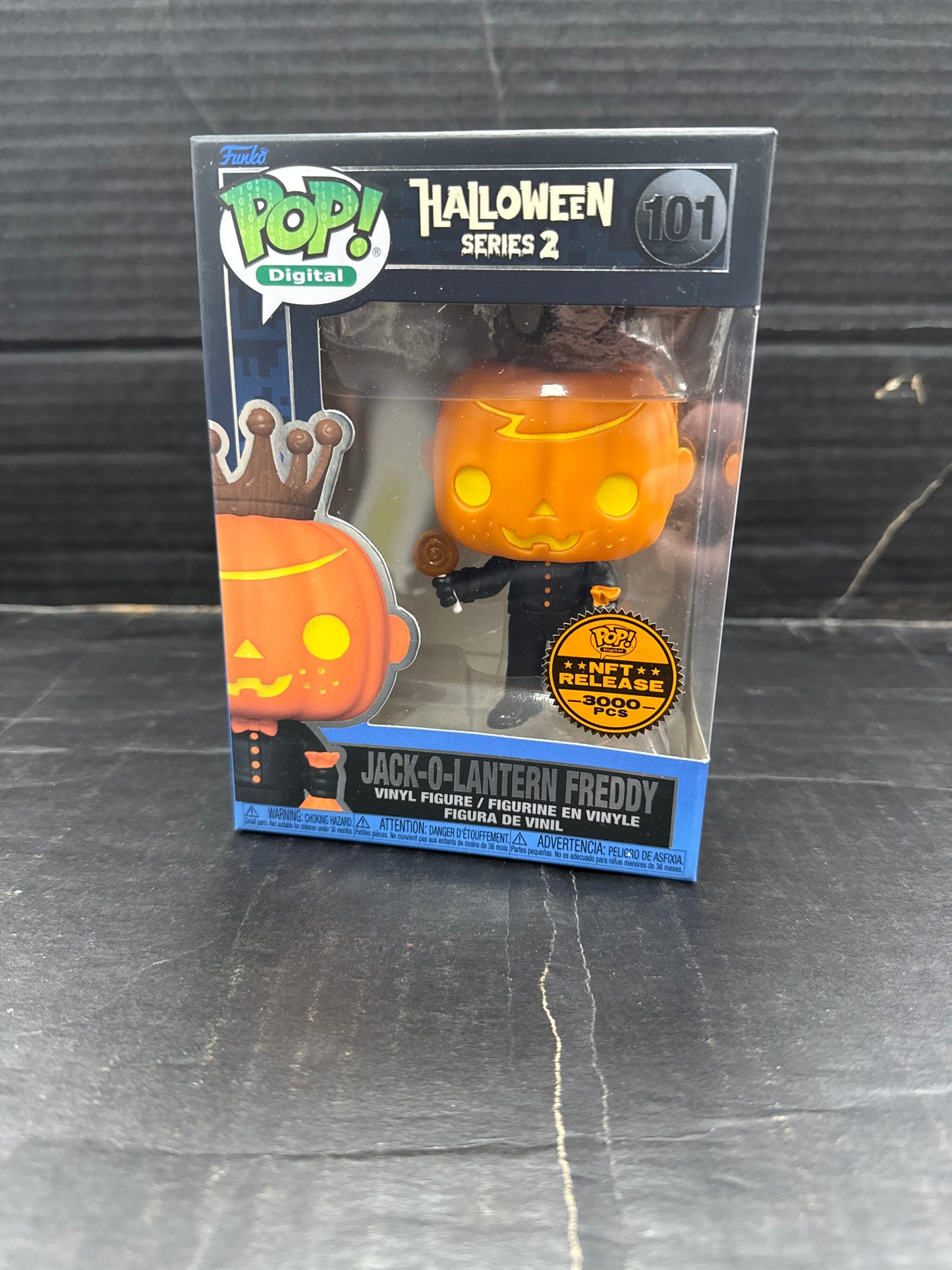 Funko POP! Halloween Series 2 Jack-o-Lantern Freddy 101 NFT Release  (Grade A)