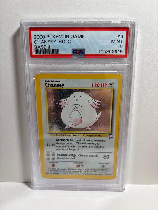 Pokemon Chansey 3/130 (2000) PSA 9