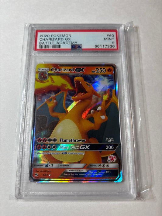 Pokemon Charizard GX #60 Battle Academy PSA 9