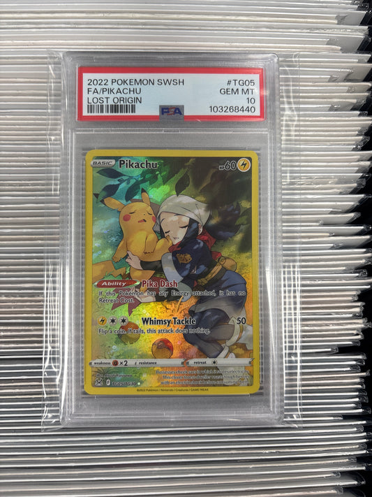 Pokemon Pikachu TG05/TG30 PSA 10