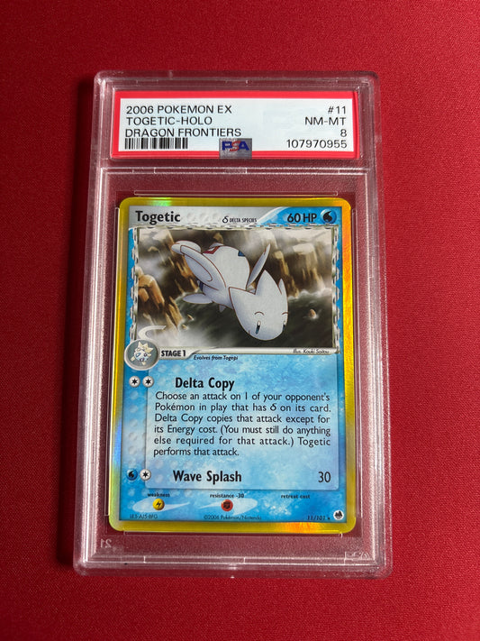 Pokemon Togetic 11/101 HOLO PSA 8