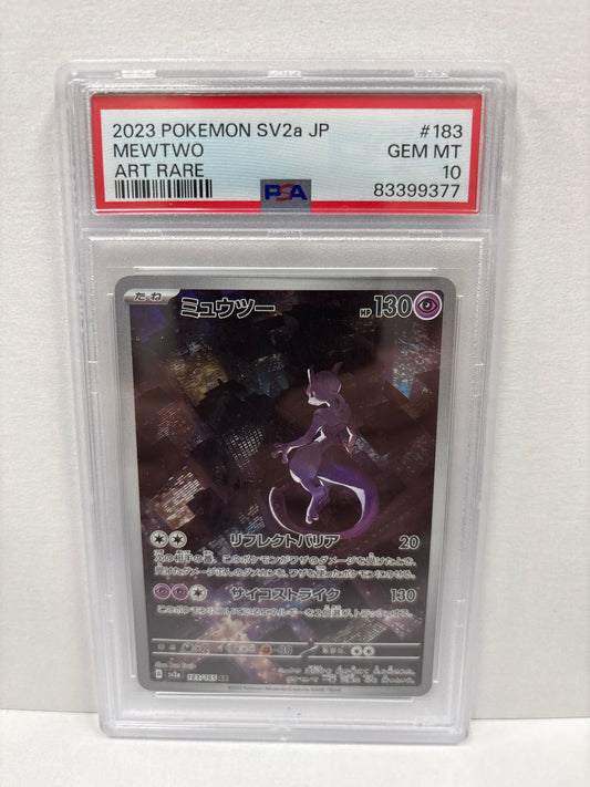 Pokemon Japanese Mewtwo 183/165 PSA 10