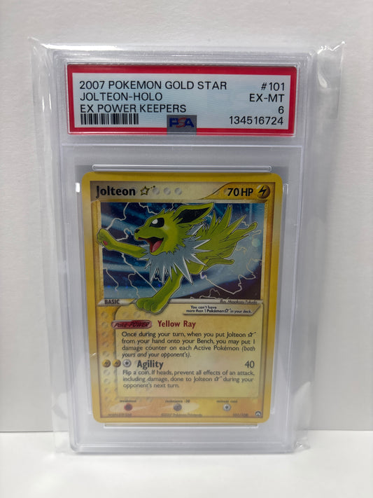 Pokemon Jolteon 101/108 PSA 6