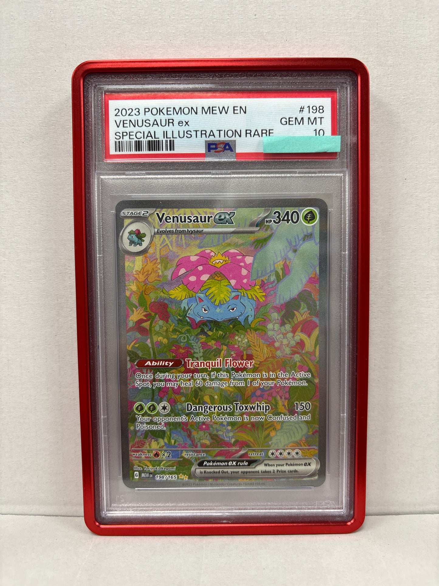 Pokemon Venusaur ex 198/165 PSA 10